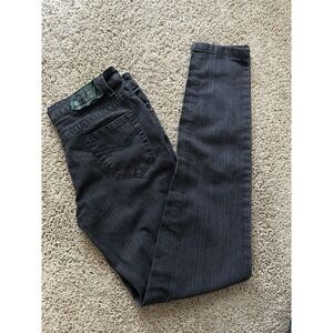 Focus Jeans Womens Skinny Denim Dark Wash Textured Stretch Pants Size 29 Waist